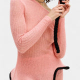 Asymmetric Knit Set with Shimmer Midi Skirt, photo 6