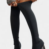 Women's Chunky Heel Ankle Boots in Black