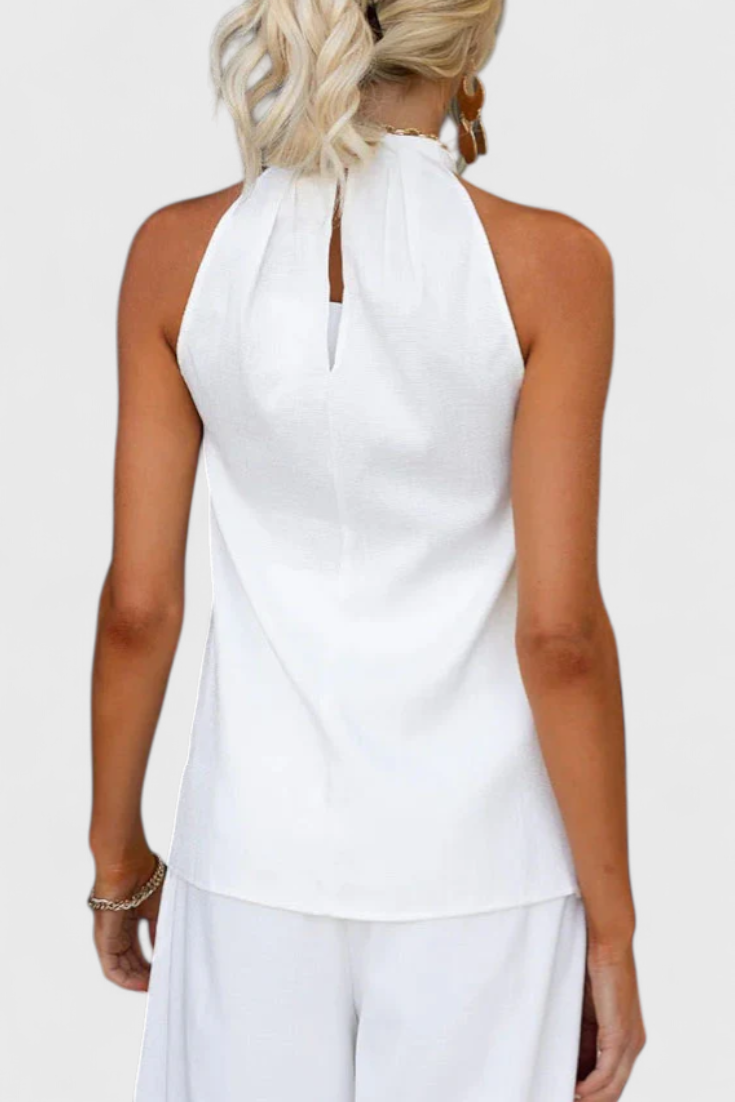 Front Neckline Top with Wide Leg Pants, photo 2