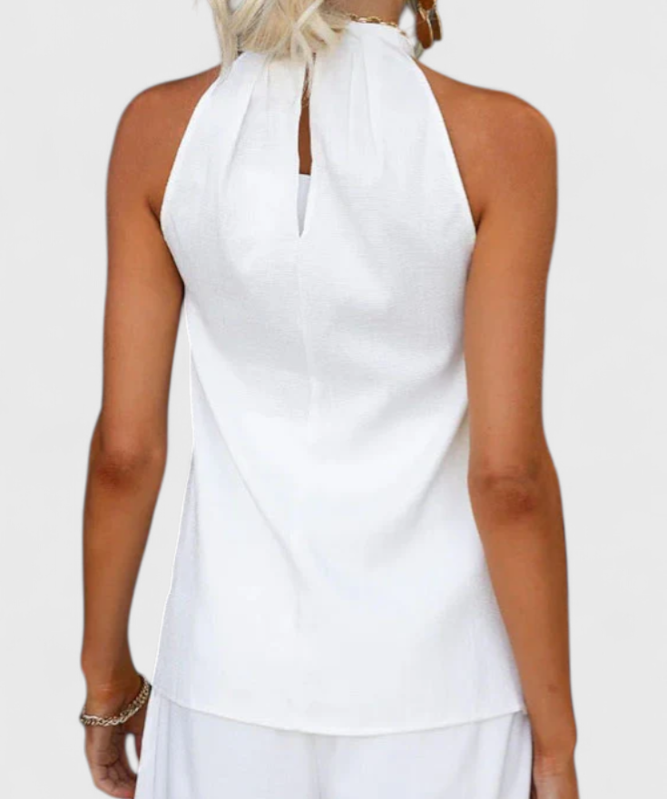 Front Neckline Top with Wide Leg Pants, photo 2