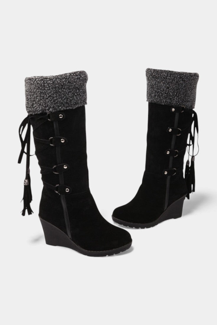 Wedge-Heel Winter Boots with Fur Lining, photo 5