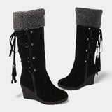 Wedge-Heel Winter Boots with Fur Lining, photo 5