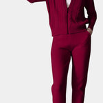 Women's Casual Style Set in Burgundy