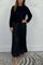 Maeliq Elegant Maxi Dress in Black