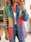 Women's Retro Geometric Art Jacket in Multicolor