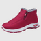 Sianna waterproof winter ankle boots in Red