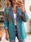 Women's Vintage Leopard-Print Denim Jacket