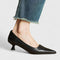Nyah Comfort Heels in Black