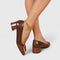 Olyzabeth Comfortable Loafers in Brown