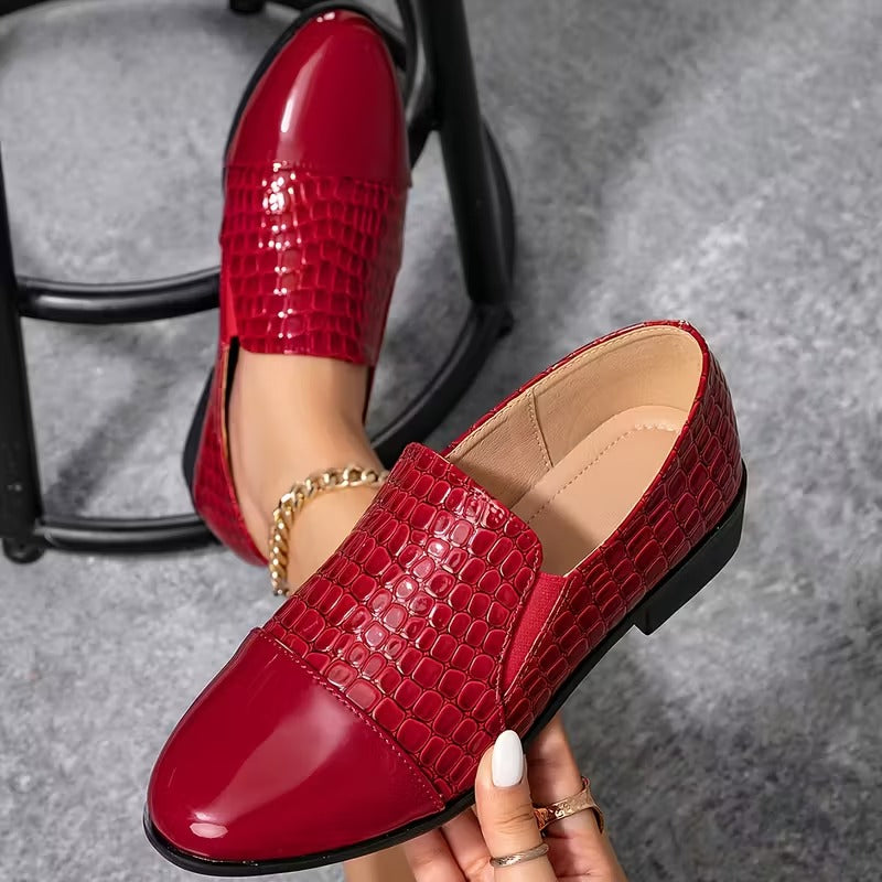 Harper Comfort Loafers in Red