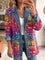 Women's Sequin-Pattern Statement Jacket in Multicolor