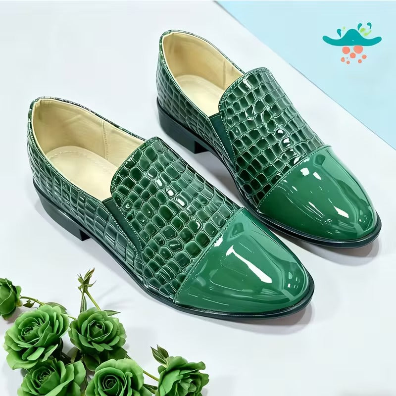 Harper Comfort Loafers in Green
