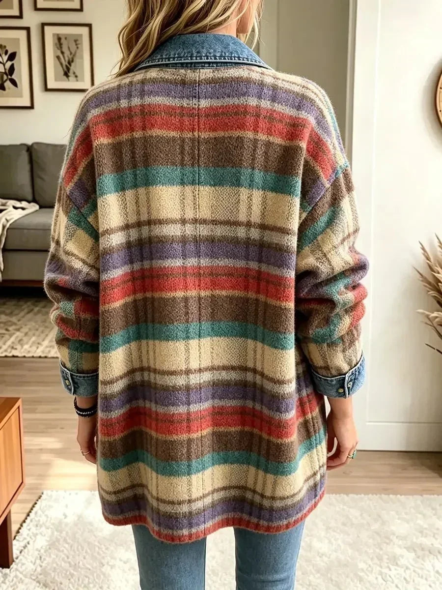 Vintage Patchwork Denim Jacket – Charlotte, photo 3