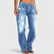 Women's Chic Denim Jeans in Blue