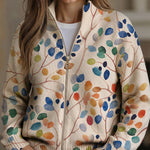 Women's Botanical Zip Cardigan