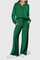 Women's Lightweight Casual Two-Piece Outfit in Green
