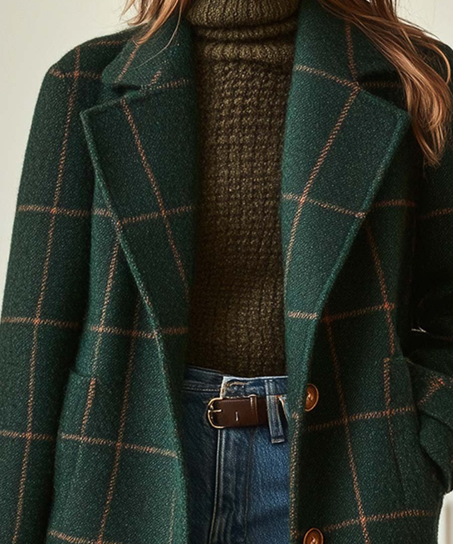 Women's Ullcheck Coat, photo 2