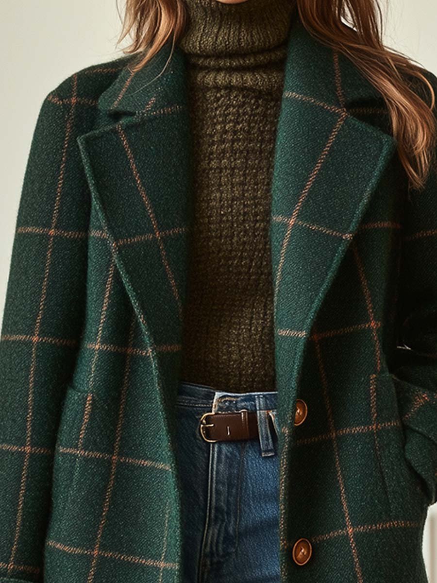 Women's Ullcheck Coat, photo 2