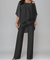Women's Two-Piece Layered Set in Black