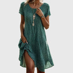 Women's Luxury Midi Dress in Green