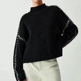Nia Cozy Sweater in Black