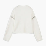 Nia Cozy Sweater in White