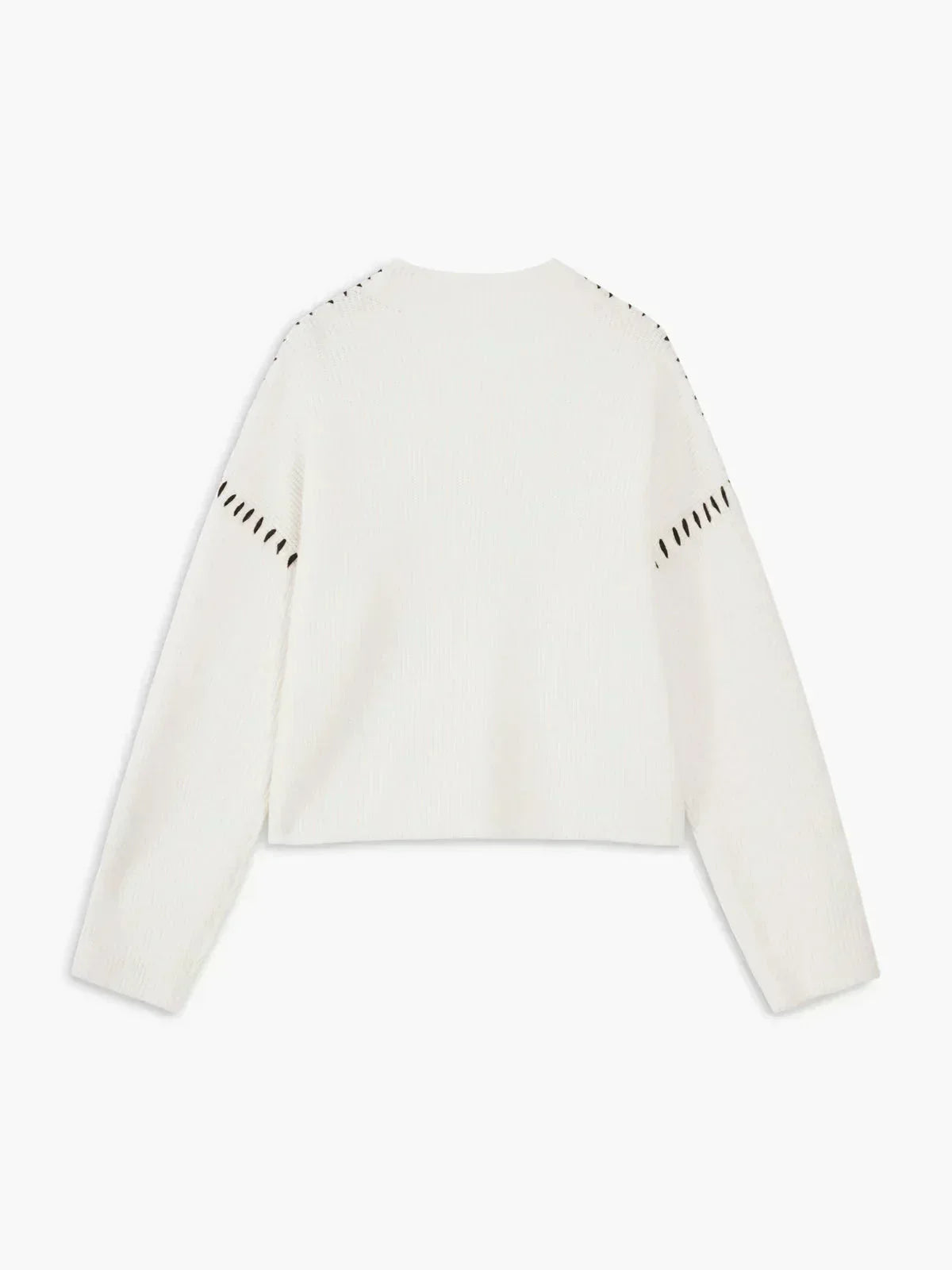 Nia Cozy Sweater in White