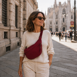 Women's Burgundy Shoulder Bag, photo 4