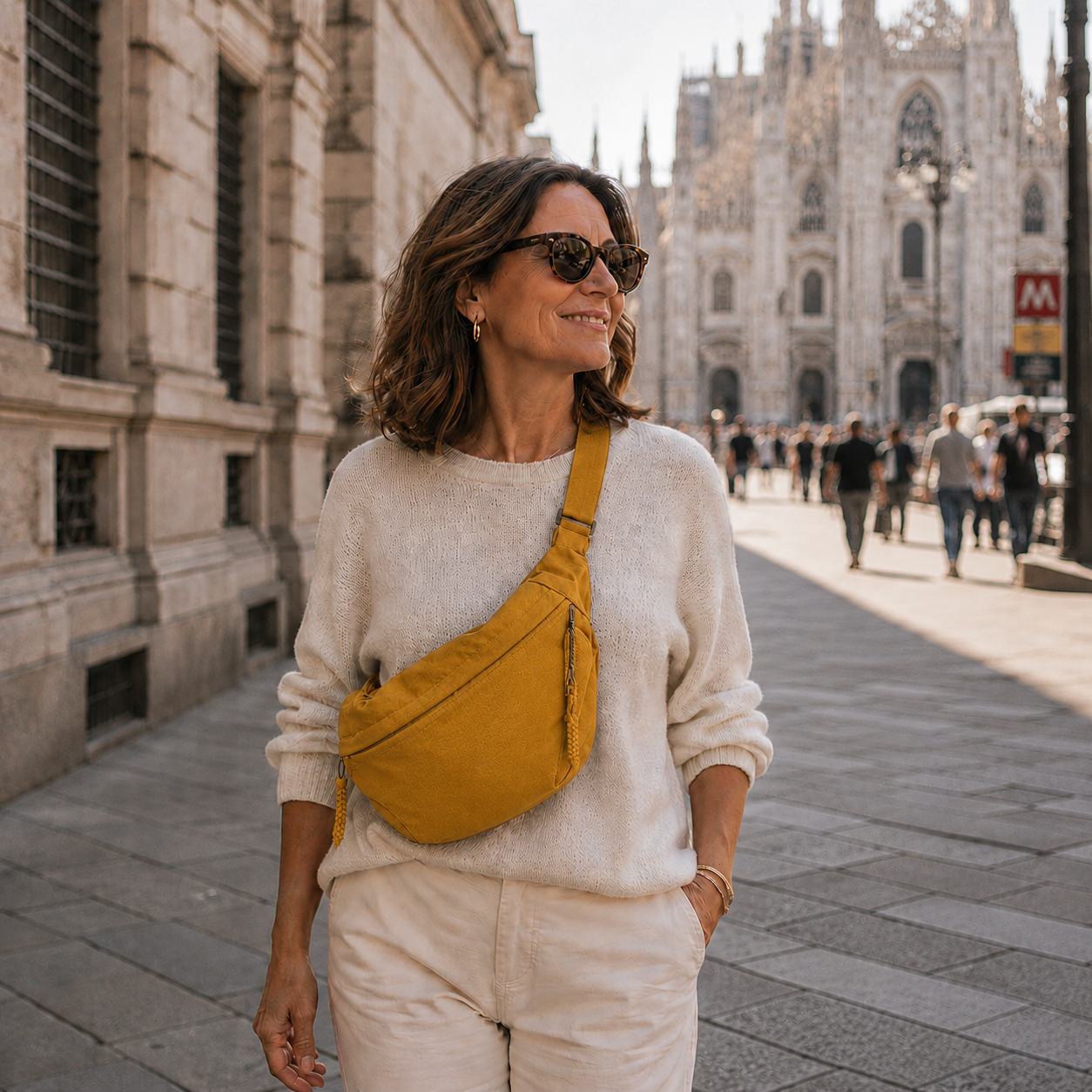 Women's Ochre Shoulder Bag, photo 4