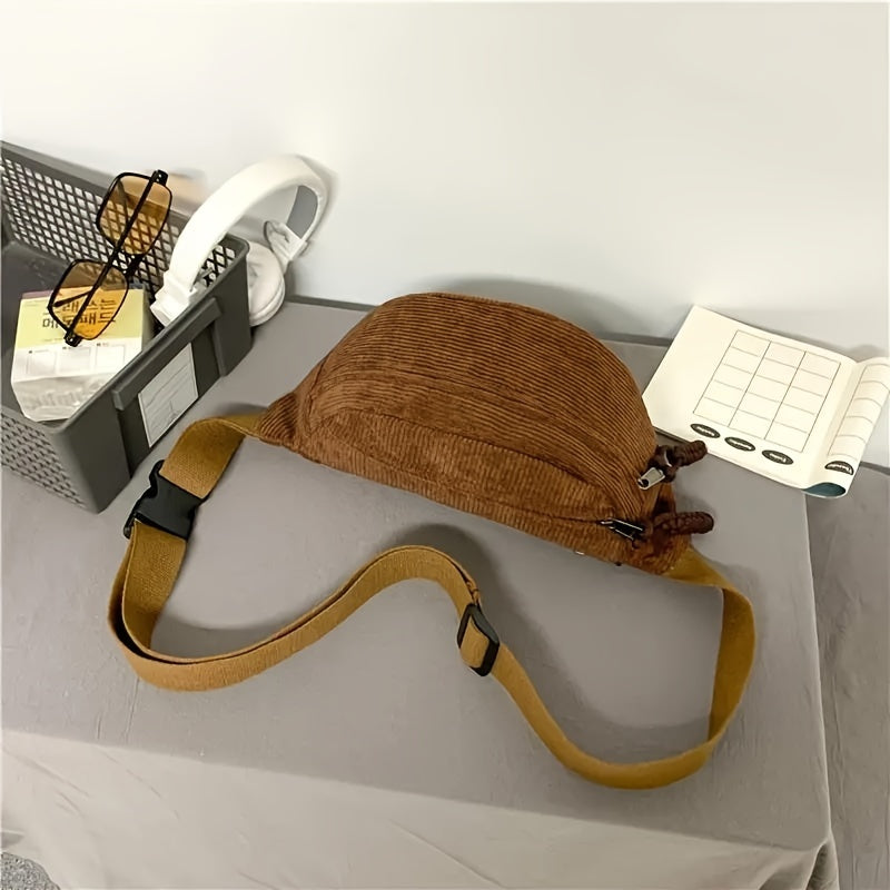Women's Corduroy Shoulder Bag, photo 10