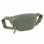 Women's Corduroy Shoulder Bag in Green