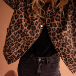 Women's Leopard-Print Shirt Jacket, photo 5