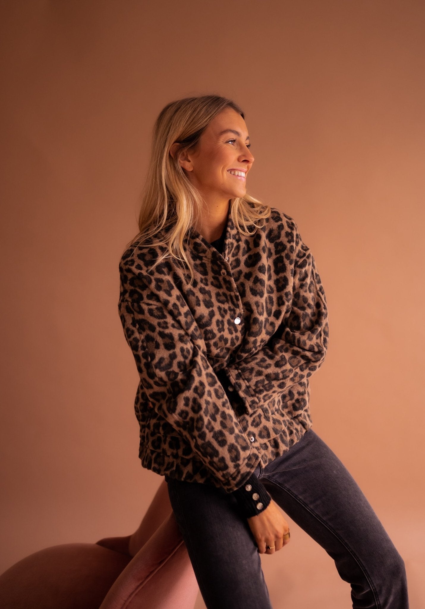 Women's Leopard-Print Shirt Jacket, photo 9