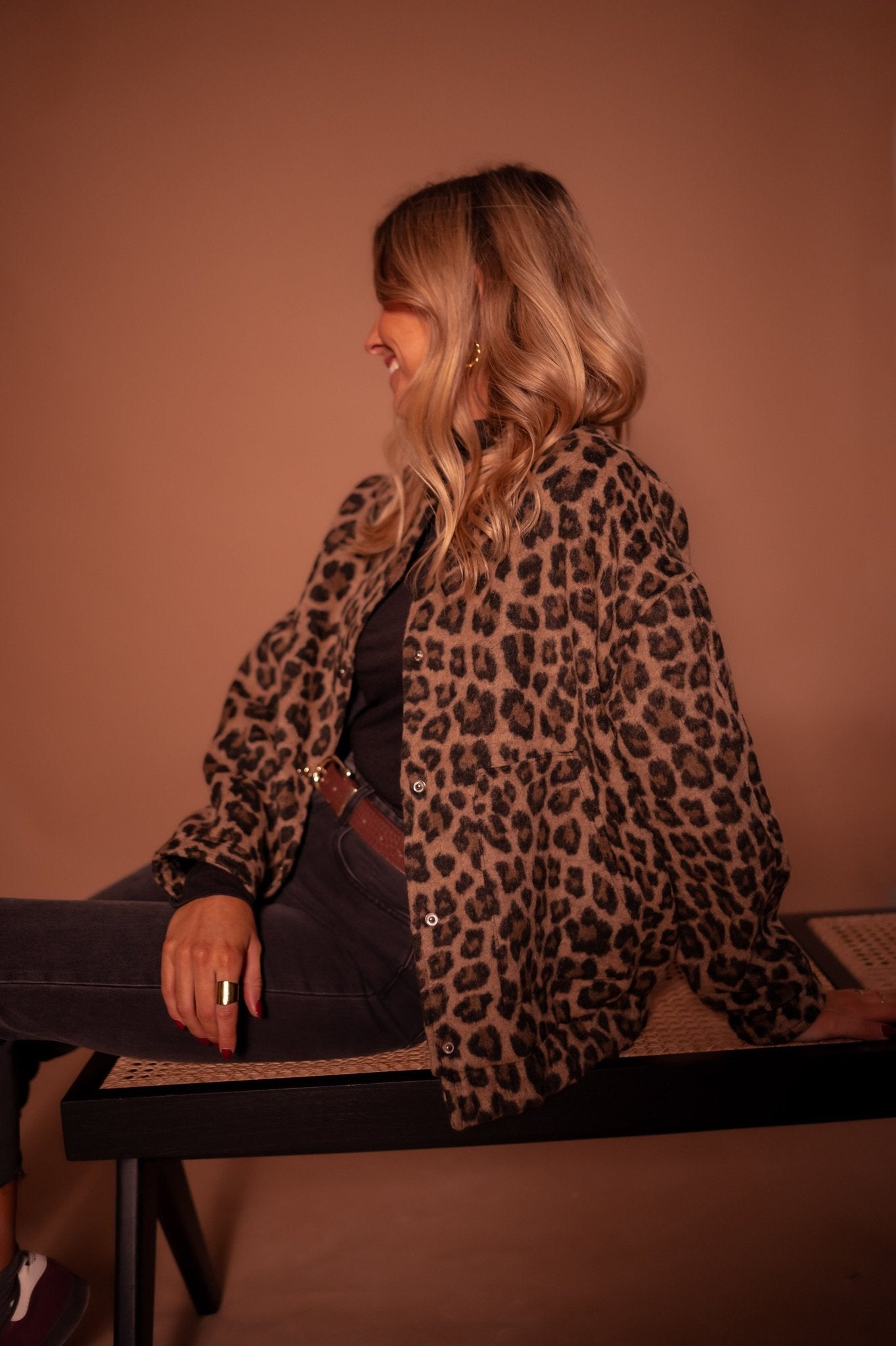 Women's Leopard-Print Shirt Jacket, photo 6