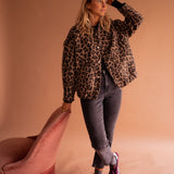 Women's Leopard-Print Shirt Jacket, photo 2
