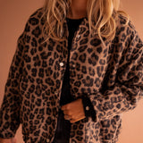 Women's Leopard-Print Shirt Jacket, photo 4