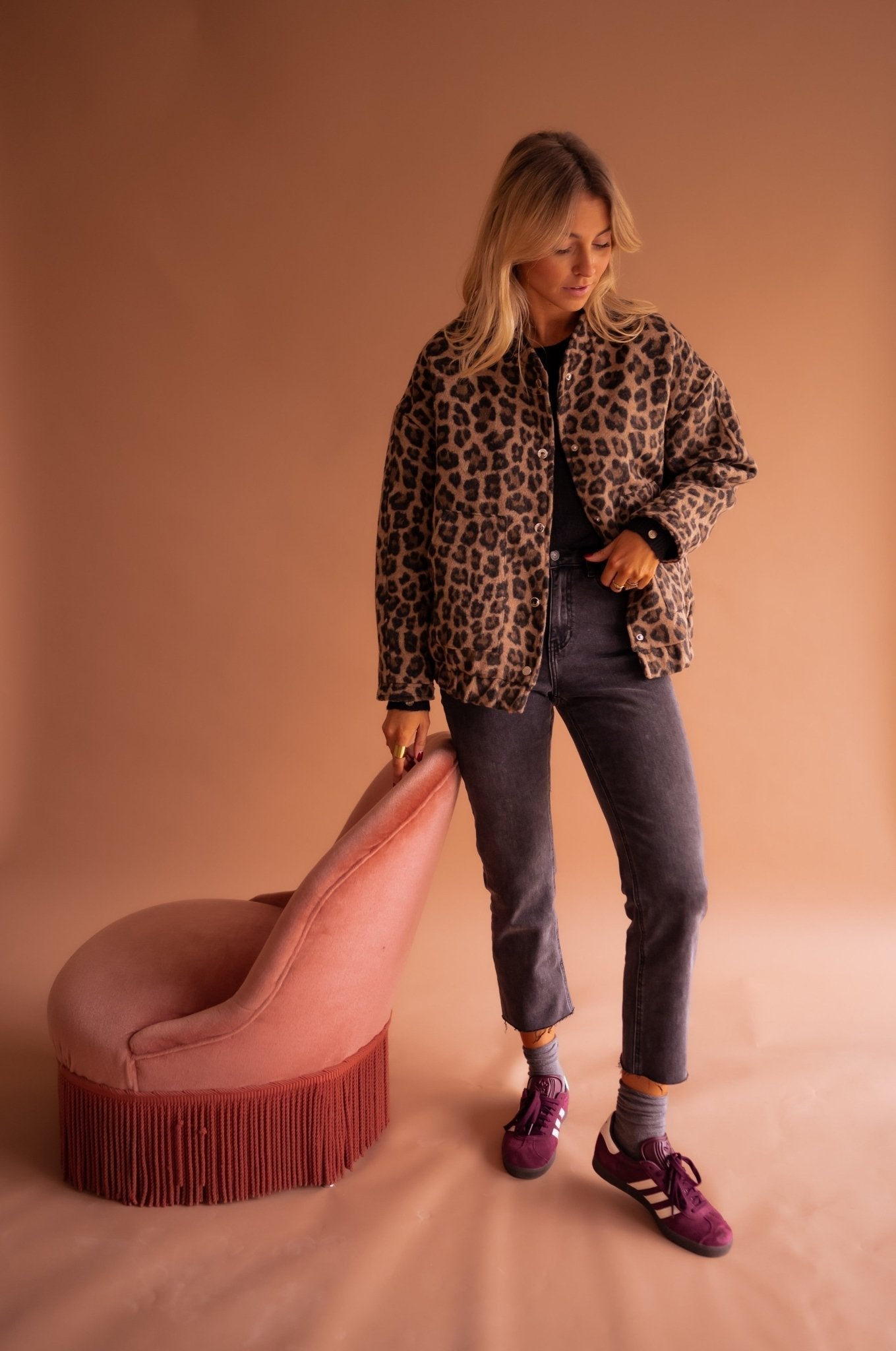 Women's Leopard-Print Shirt Jacket, photo 7