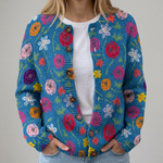 Cleo Colorful Autumn Cardigan