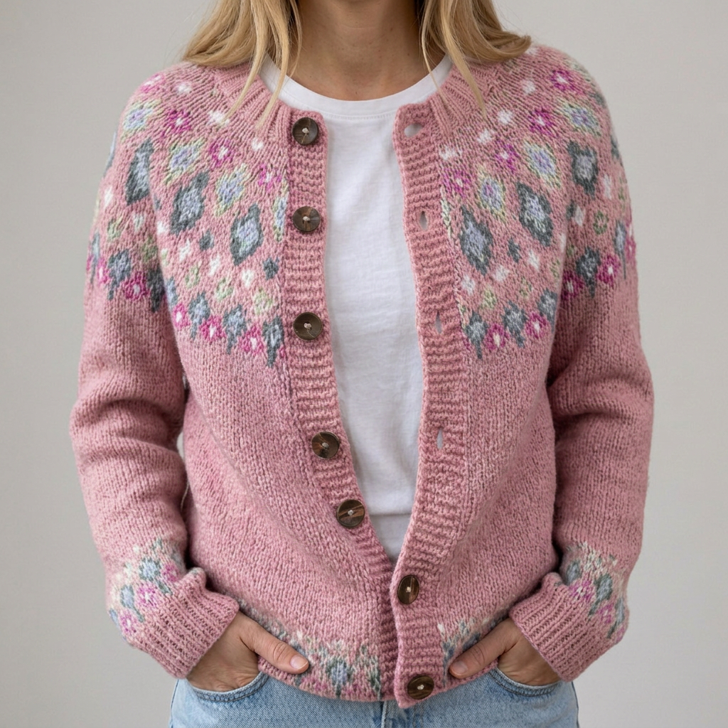 Mia Autumn Floral Cardigan