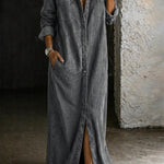 Women's Button-Front Denim Dress, photo 10