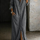 Women's Button-Front Denim Dress, photo 10