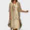 Penliah Elegant Midi Dress in Yellow