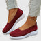 Odara Comfort Slip-Ons Sneakers in Red
