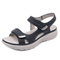 Jace Comfort Sandals in Black
