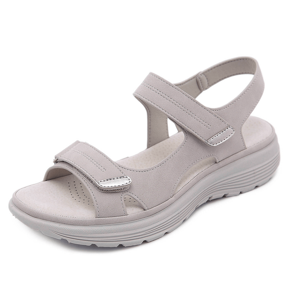 Jace Comfort Sandals in Gray