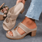 Claire Chic Comfort Sandals in Khaki