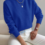 Women's Elegant Warm Sweater in Blue