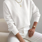 Women's Elegant Warm Sweater in White