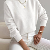 Women's Elegant Warm Sweater in White
