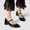 Sydney Comfort Mary Janes in Black
